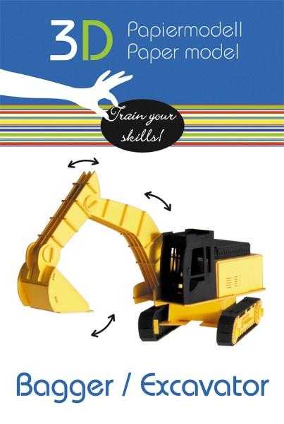 Excavator, macheta 3D Fridolin