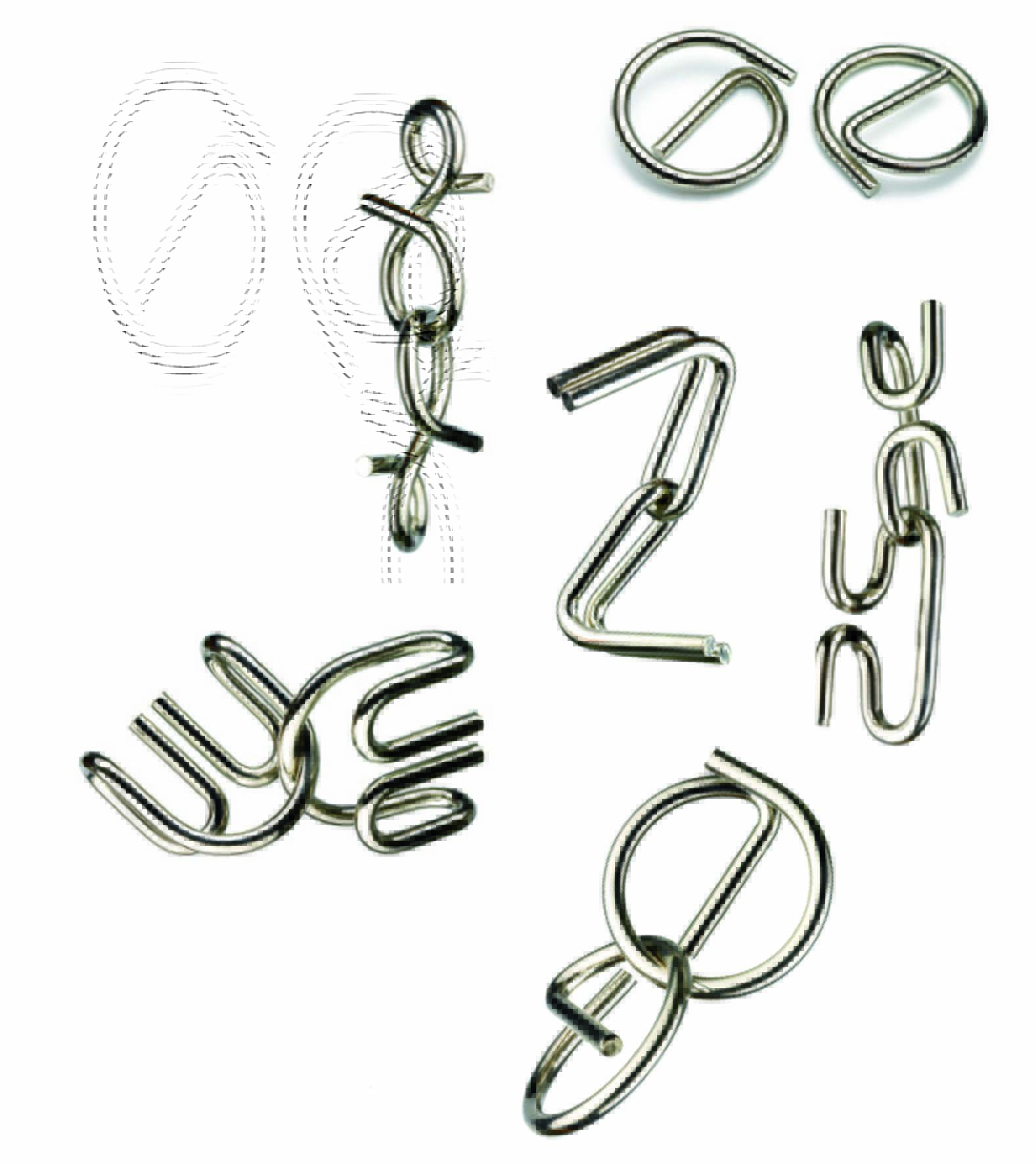Crazix 6 jocuri metalice de logica
