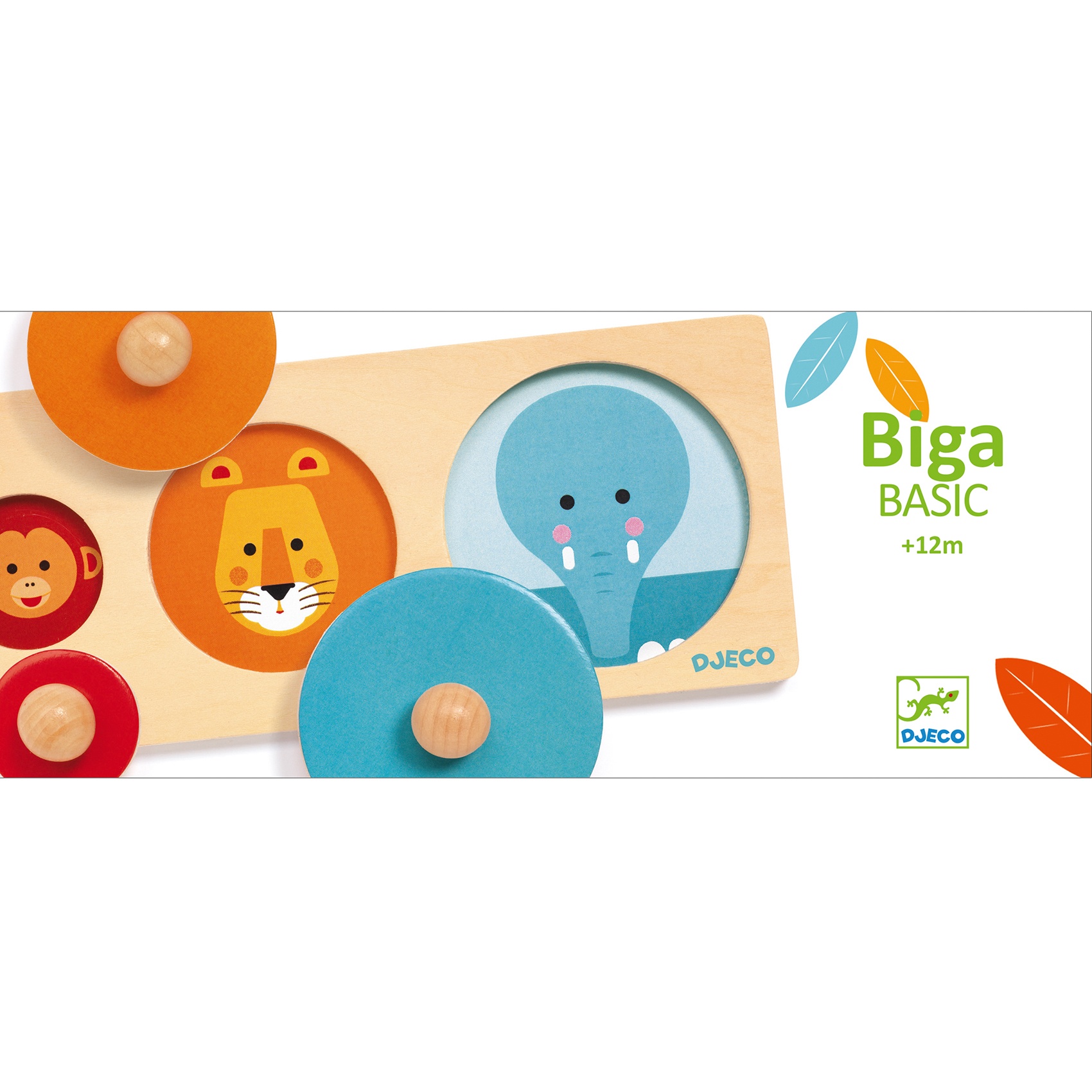 BigaBasic Djeco, puzzle forme geometrice