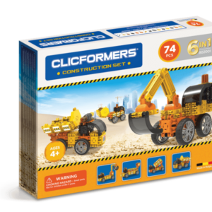 Set de construit Clicformers-Santier, 74 piese