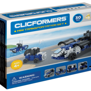 Set de construit Clicformers-Mini Transporter 30 piese