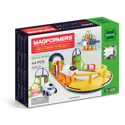 Set magnetic de construit- Magformers, Sky track play set