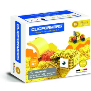 Set de construit Clicformers- Craft, galben