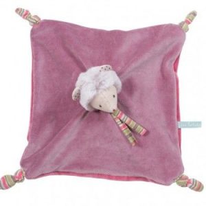 Comforter paturica senzoriala bebe soricica roz, Moulin Roty