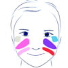 Culori make-up non alergice Djeco, pastel - imagine 2