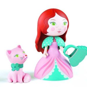 Figurina Arty Toys Printesa Rosa si pisicuta, Djeco