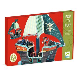 Joc de construit Pop to play Corabia piratilor 3D, Djeco