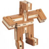 Joc logic puzzle 3D din bambus Flexi-cub - imagine 2