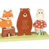 Jucarie din lemn de stivuit cu animalele padurii, Orange Tree Toys - imagine 2