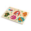 Puzzle din lemn Casute cu surprize, Djeco - imagine 3
