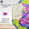 Puzzle lemn Porc - imagine 3