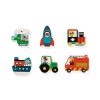 Puzzle lemn Vroom-vroom, Djeco - imagine 3