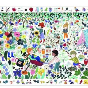 Puzzle observatie 1000 de flori, Djeco