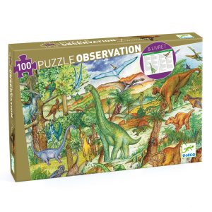 Puzzle observatie Dinozauri, Djeco