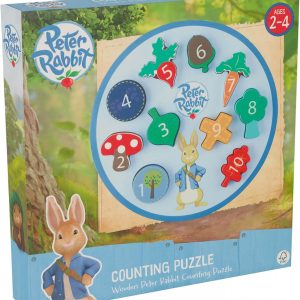 Puzzle Peter Rabbit™ cu numere, Orange Tree Toys