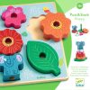 Puzzle si joc de stivuire, Djeco - imagine 5
