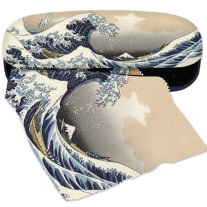 Etui cu textil si protectie ochelari Hokusai – Marele val, Fridolin