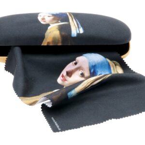 Etui cu textil si protectie ochelari Jan Vermeer Fata cu cercel de perla, Fridolin