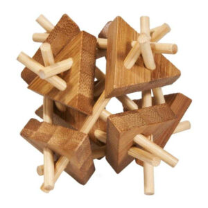 Joc logic IQ 3D Puzzle Sticks&triangles, Fridolin