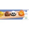 Puzzle din lemn Animale salbatice, Djeco - imagine 2
