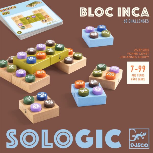 Joc de logica Bloc Inca, Djeco - imagine 3