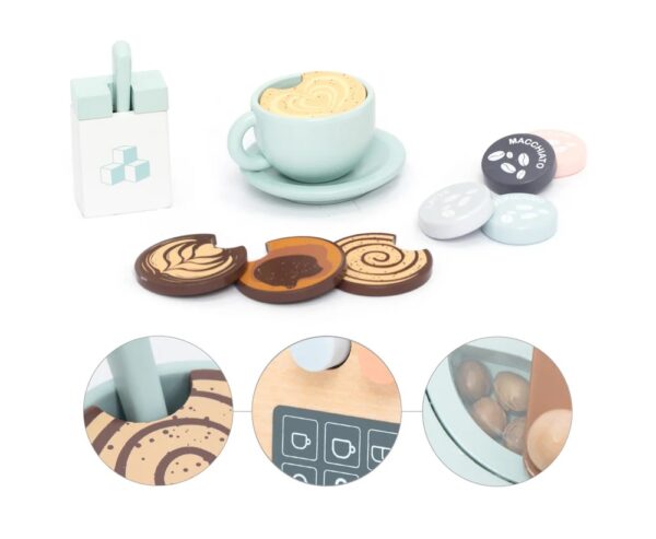 Joc de rol Aparat de cafea cu accesorii, UMU Toys - imagine 3
