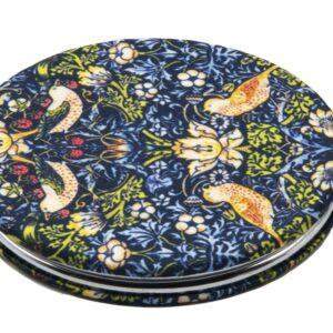 Oglinda de poseta design William Morris – Strawberry thief, Fridolin