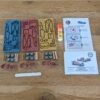 Set de constructie 3 masini de curse, Croc toys - imagine 2