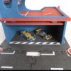 Set de constructie Garaj modular cu pista si 2 masini de curse, Croc toys - imagine 2
