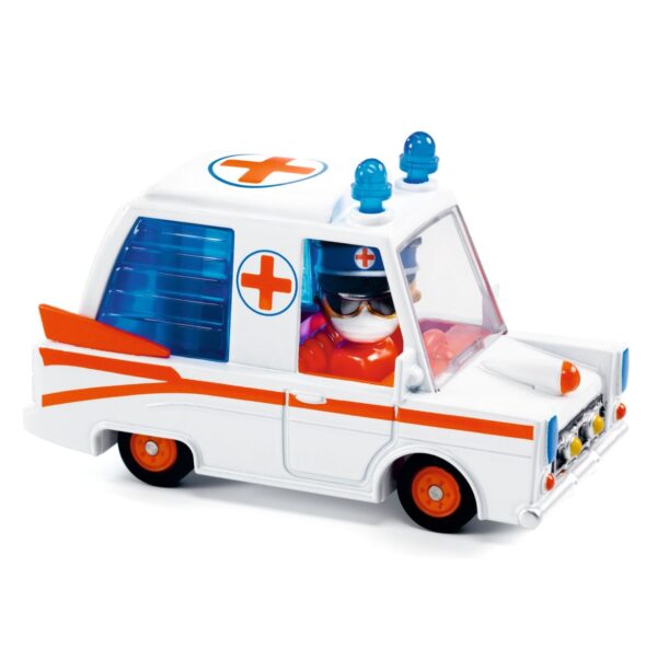 Ambulanta Hurry Ambulance Colectia Crazy Motors, Djeco