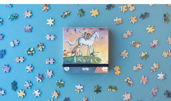 Mini puzzle Unicorn, Londji - imagine 2