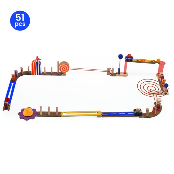 Set de constructie trasee Zig & Go Junior, Djeco - imagine 2